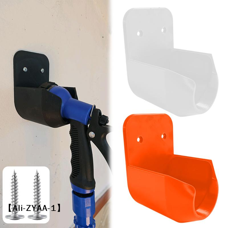 Wall Organizer Pocket - 【A】Wandmontierte Gartenschlauchdüsenhalterung mit Schrauben und Auslaufloch