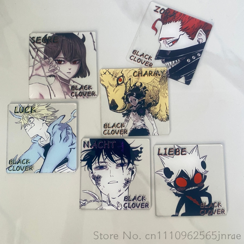 Office Furniture Layout - Black Clover Anime Kreative Acryl-Untersetzer Asta