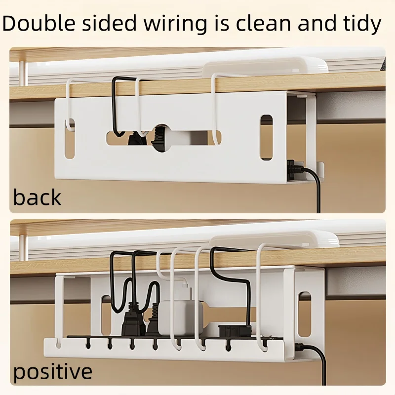 Cable Tray Under Desk - Kabelmanagement-Kabelfach unter dem Schreibtisch, Kabelablage unter