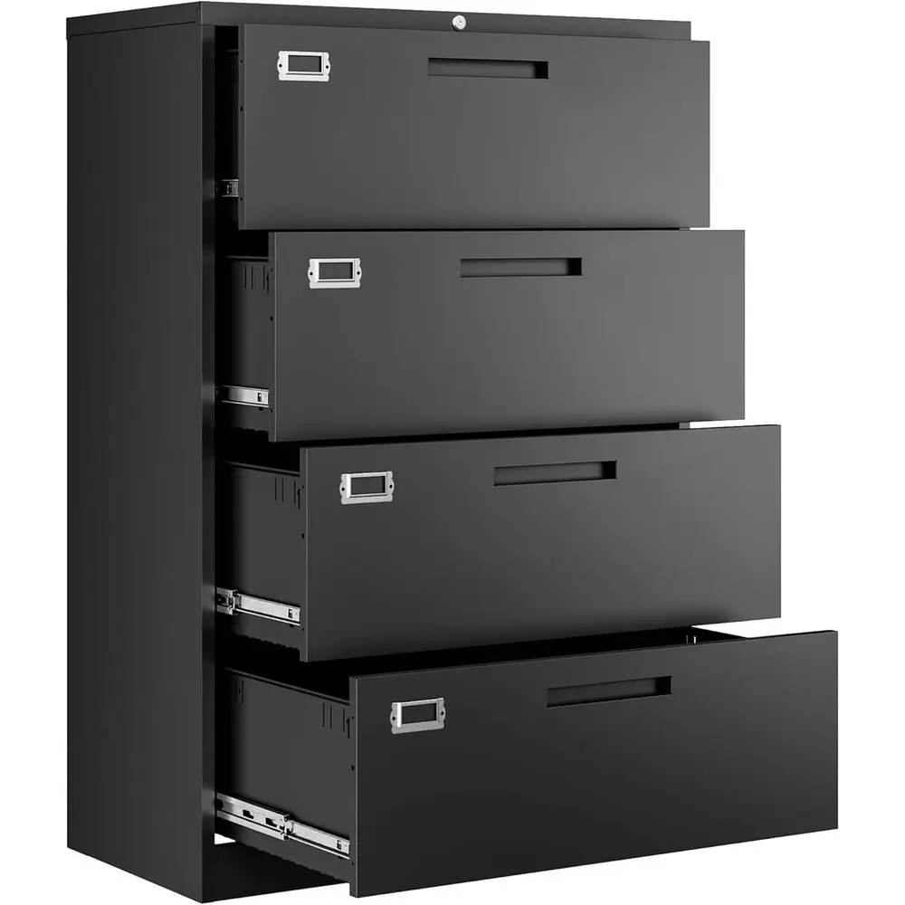 File Cabinet Lateral - Metall-Aktenschrank mit Schloss, geeignet für Zuhause