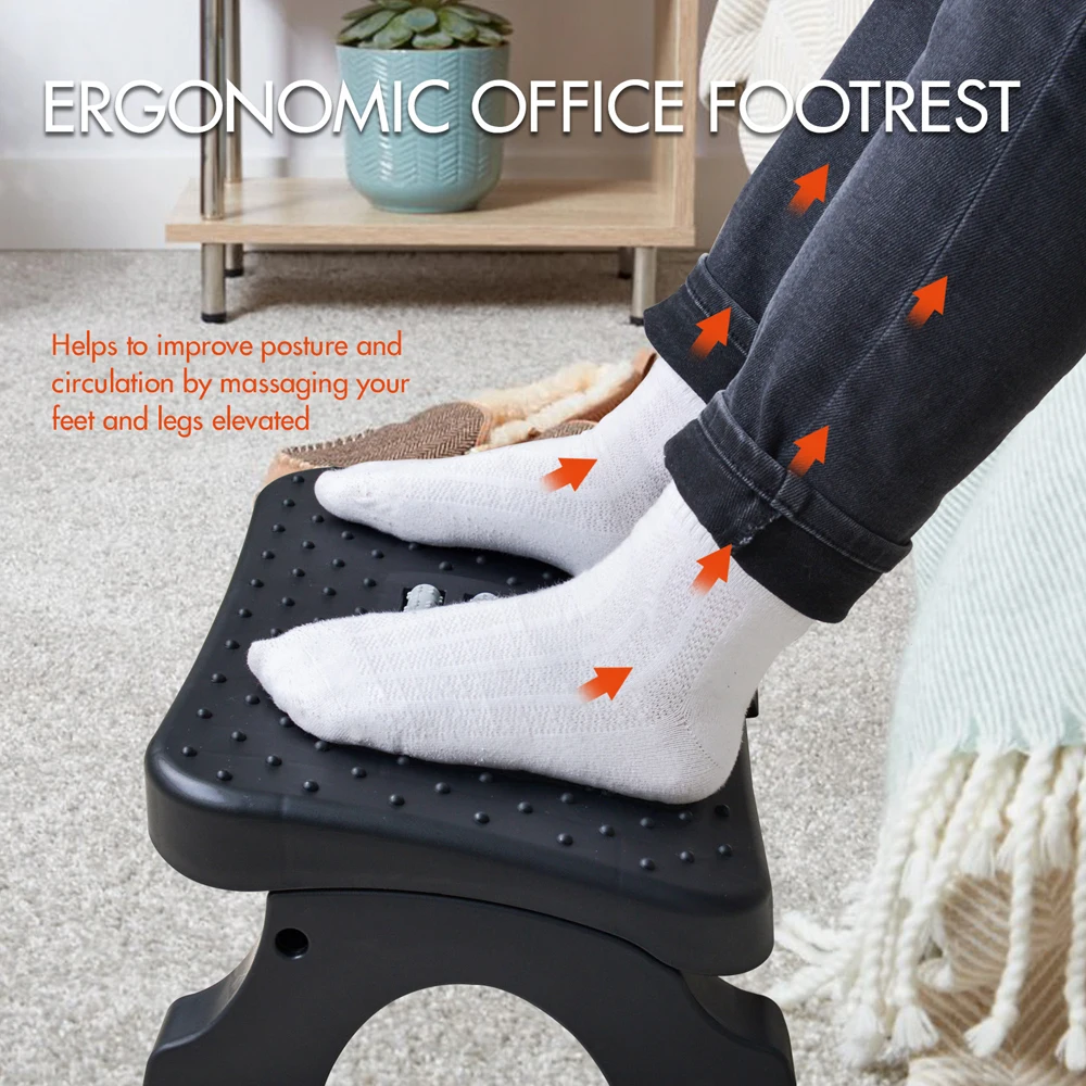 Office Furniture Wholesale - Ergonomische Fußstütze unter dem Schreibtisch mit