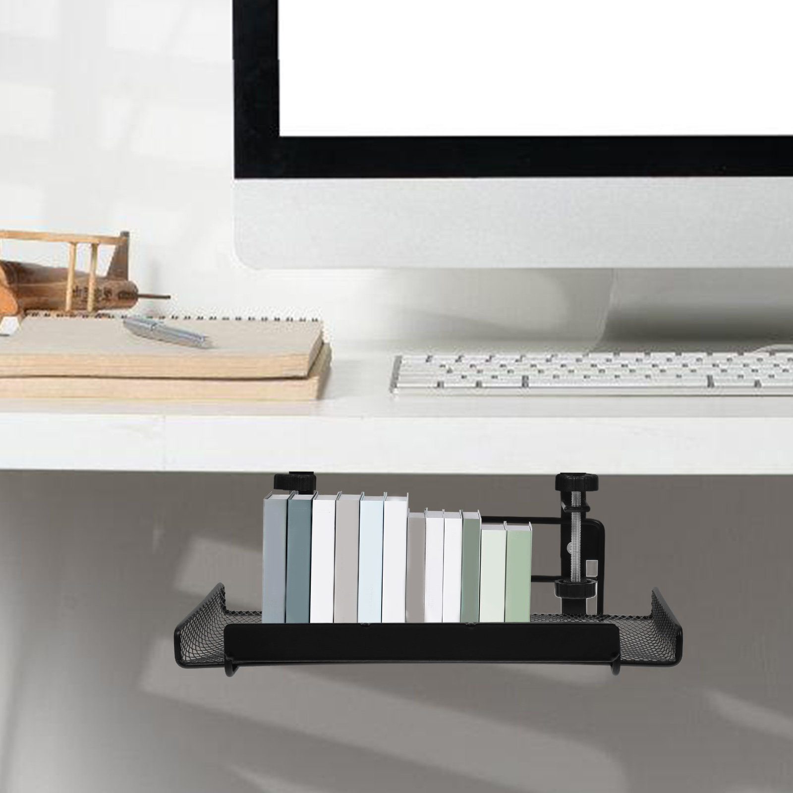 Cable Tray Under Desk - Schubladen-Organizer für unter den Schreibtisch, verstellbare