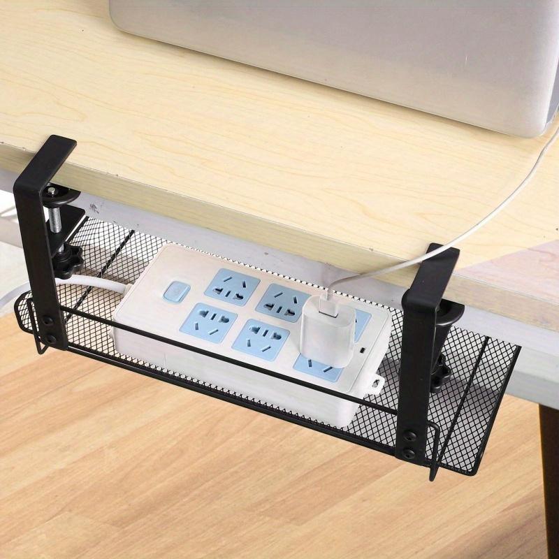 Cable Tray Under Desk - 1 Stück Kabelorganisator für Untertisch, Metall-Kabelmanagement,