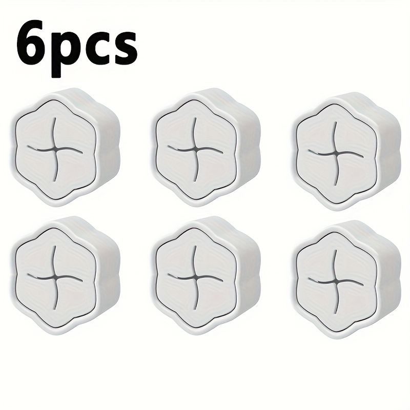 Wall Organizer Pocket - 6 Stück Selbstklebende Handtuchhalter Ohne Bohren