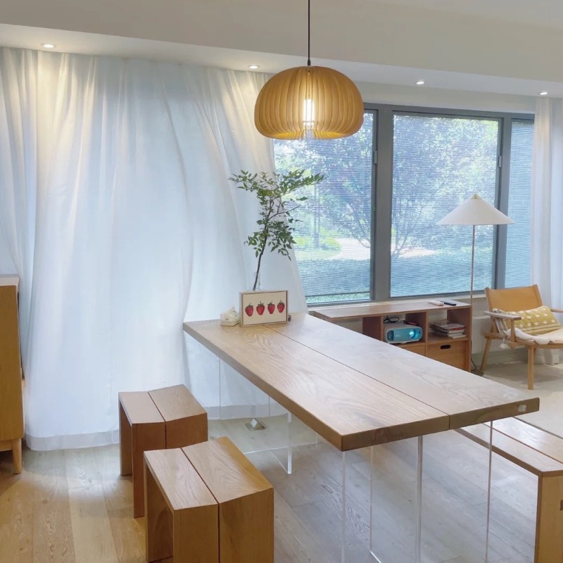 Nordischer Massivholz-Acryl-Sc – Office Furniture And Desks Bewertung und Preis