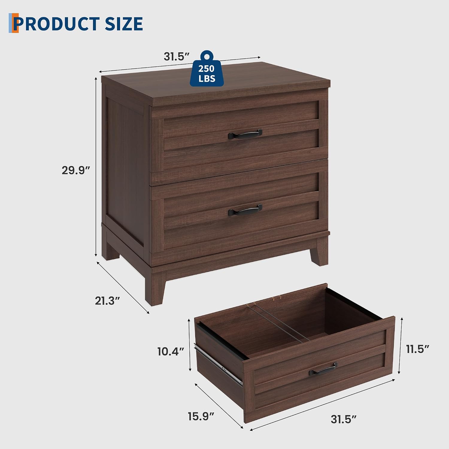 Garvee 2-Schubladen-Aktenschra – File Cabinet Lateral Bewertung und Preis