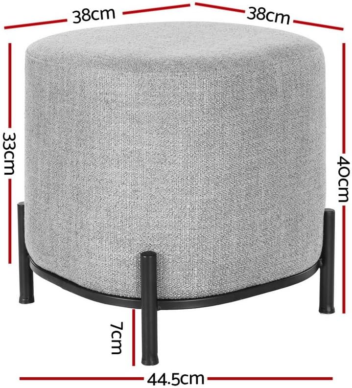 **/Ottomane, runder Fußhocker, – Office Furniture Home Bewertung und Preis