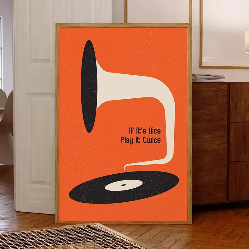 Mid-Century Vinyl-Schallplatte – Office Furniture Layout Bewertung und Preis