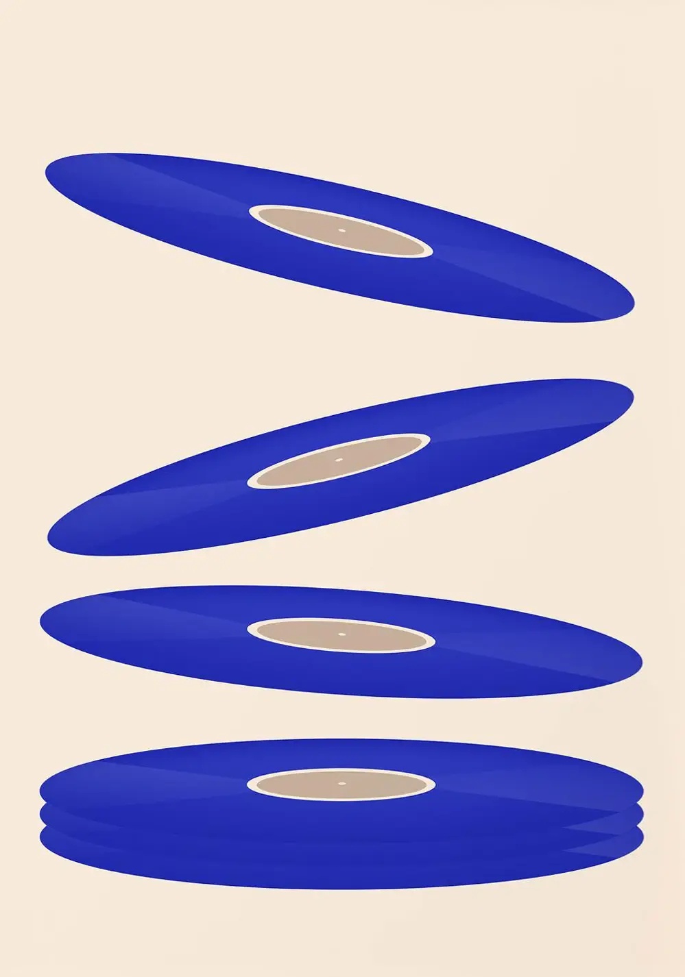 Mid-Century Vinyl-Schallplatte – Office Furniture Layout Bewertung und Preis
