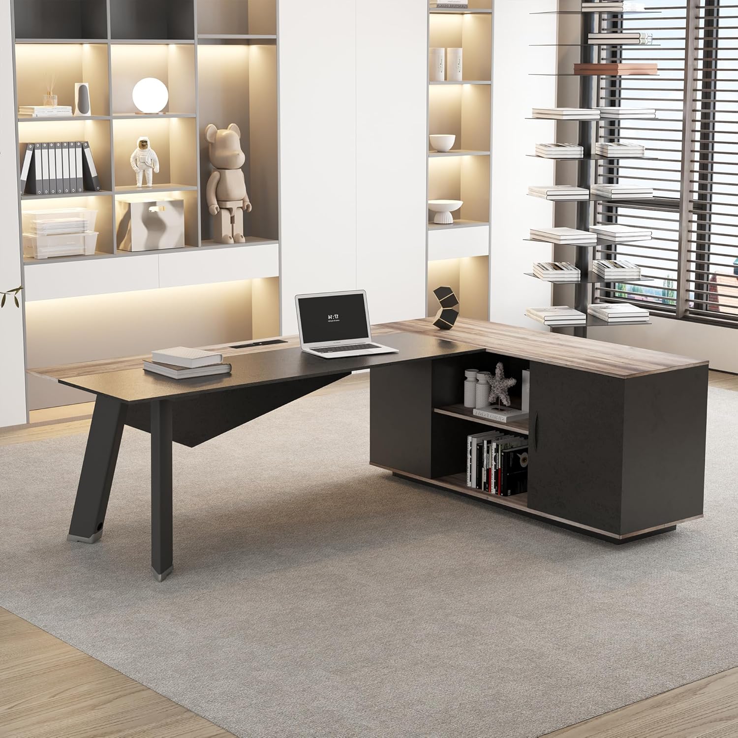 63 Zoll langer L-förmiger Schr – File Cabinet Lateral Bewertung und Preis