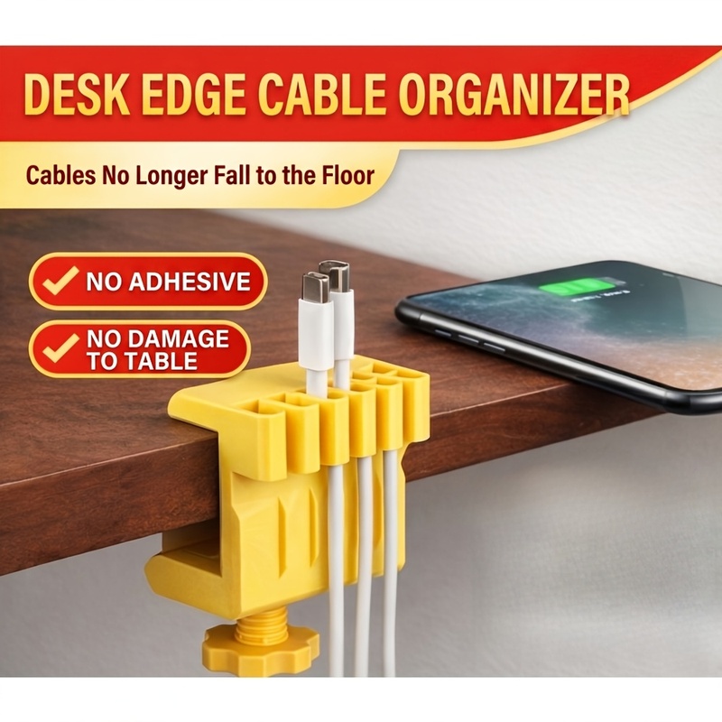 3 Desktop-Kabelmanager-Clips,  – Office Furniture Layout Bewertung und Preis