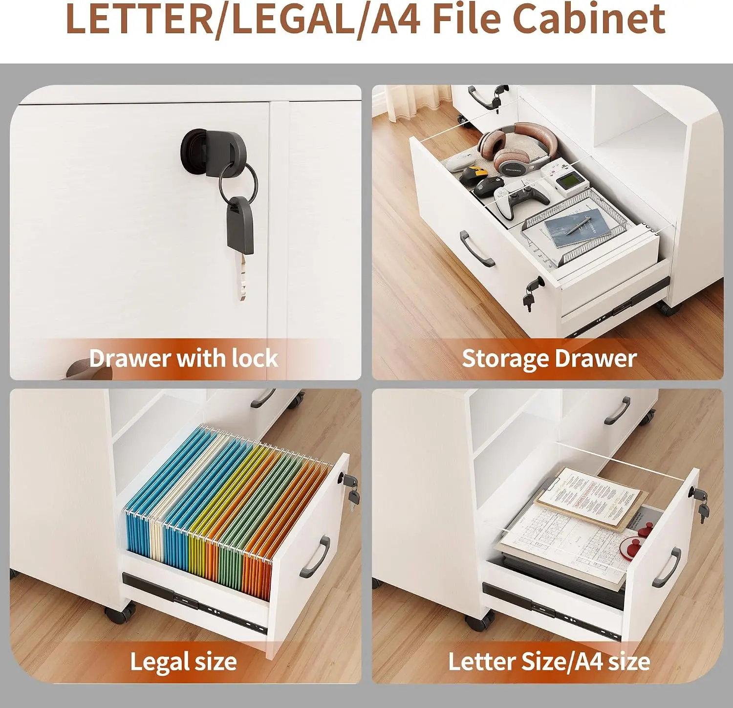 2-Schubladen-Mobiler Aktenschr – File Cabinet Lateral Bewertung und Preis