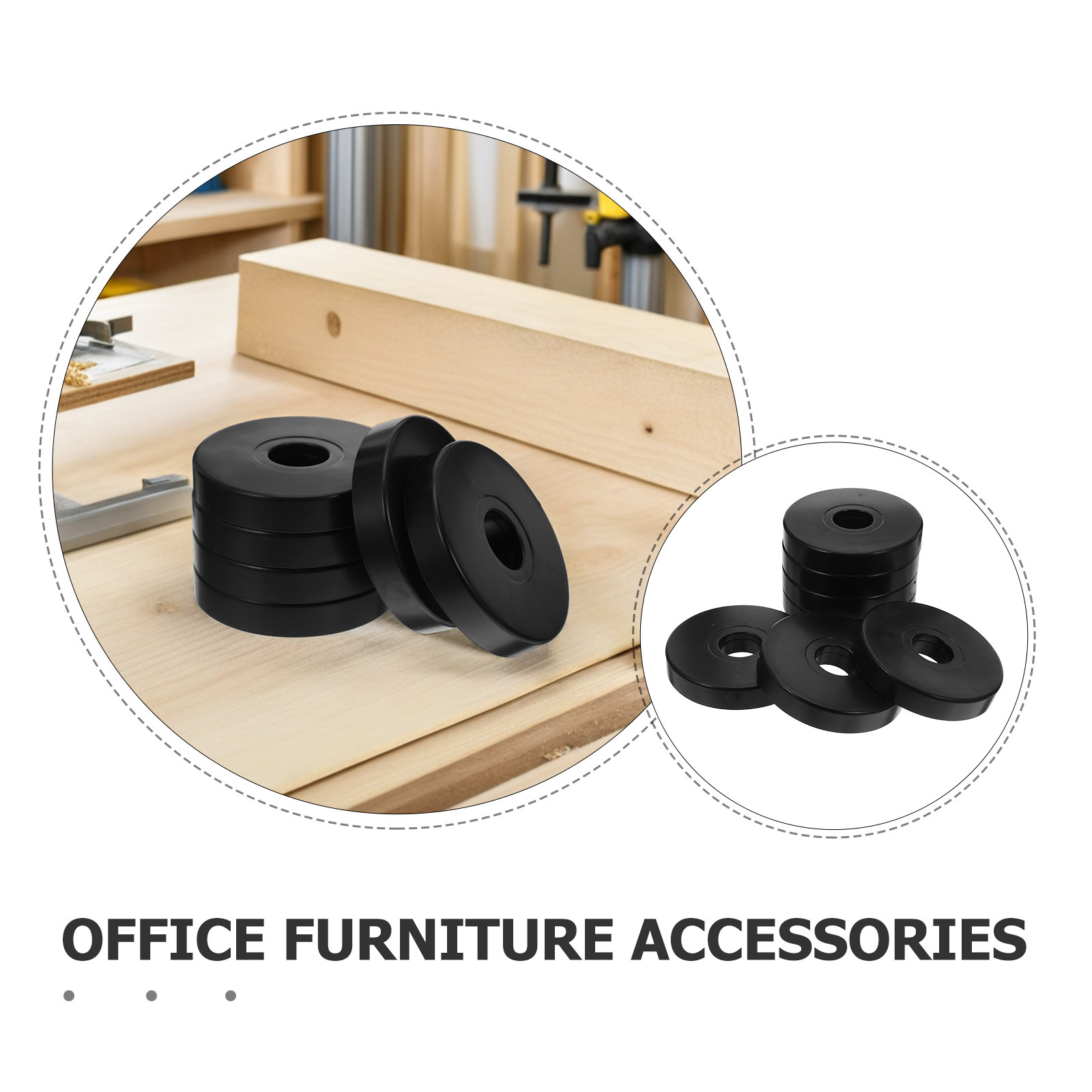 12 Stück Rutschfeste Runde Rol – Office Furniture Home Bewertung und Preis