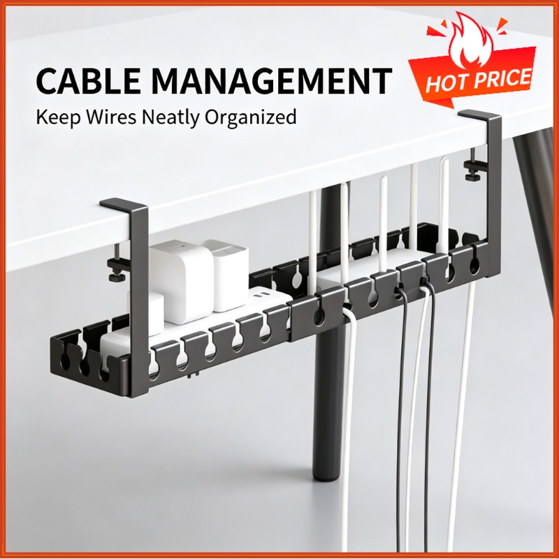 Teleskopisches Untertisch-Aufb – Cable Tray Under Desk Bewertung und Preis