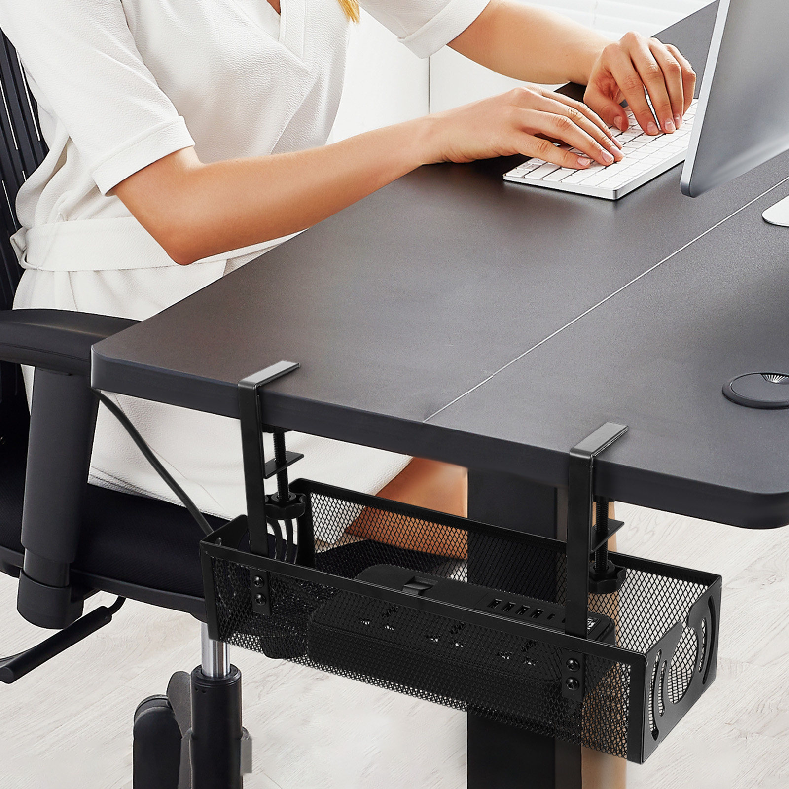 1Set Cable Organizer Desk Unde – Cable Tray Under Desk Bewertung und Preis