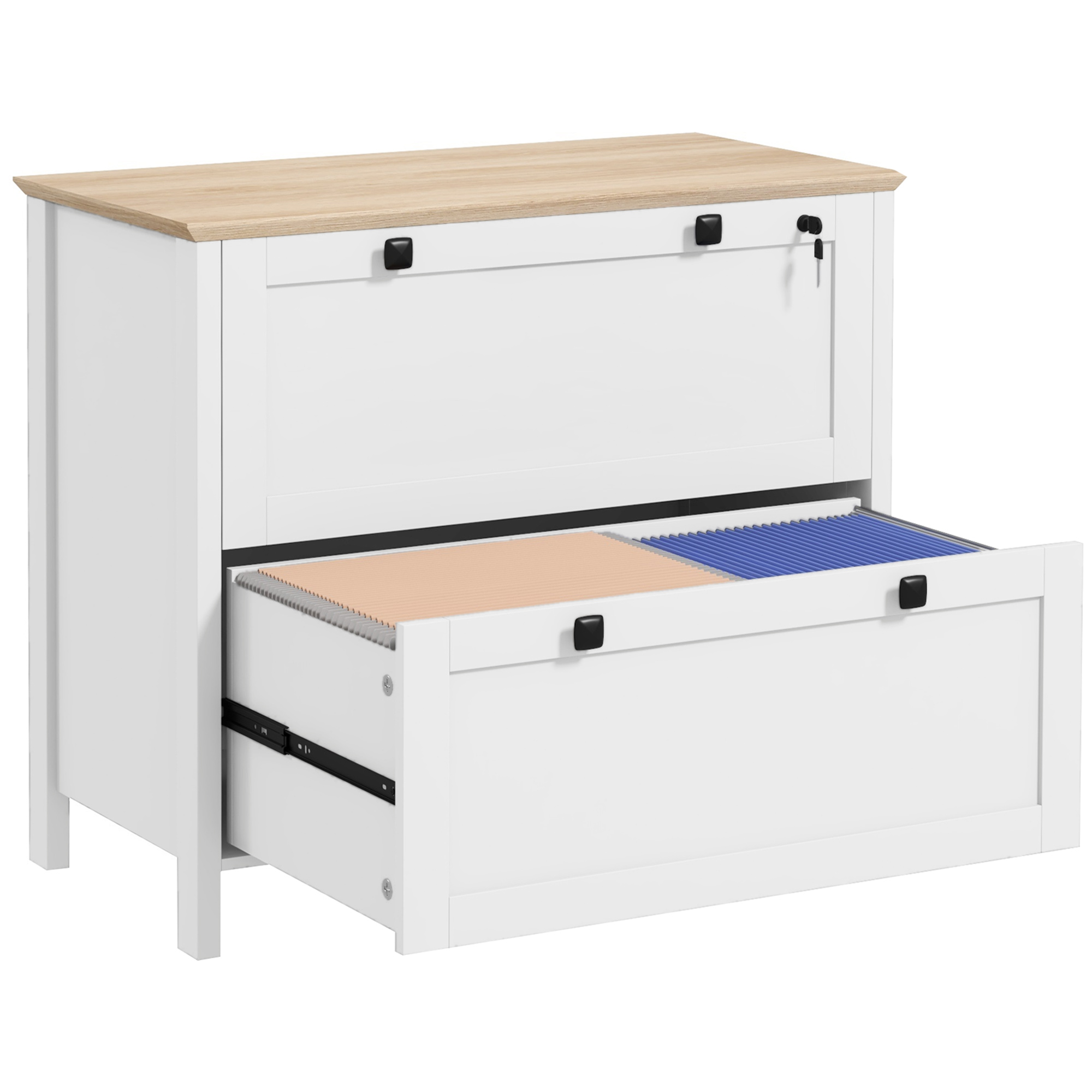 Aktenschrank mit 2 Schubladen  – File Cabinet Lateral Bewertung und Preis