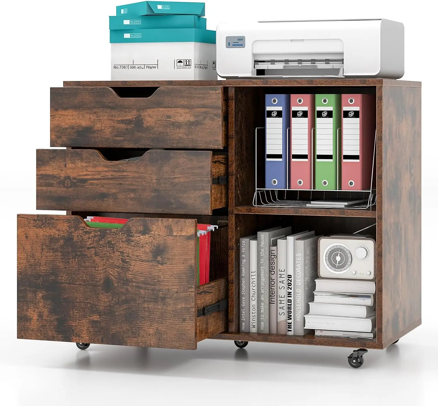 3-Schubladen-Aktenschrank, mob – File Cabinet Lateral Bewertung und Preis
